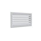 BAILLINDUSTRIE - Grille de soufflage lames courbes aluminium blanc mat RAL9016 de 400 x200 mm