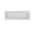 BAILLINDUSTRIE - Grille de soufflage lames courbes aluminium blanc mat RAL9016 de 500 x150 mm