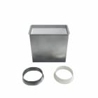 BAILLINDUSTRIE - Plénum soufflage acier pour grille linéaire de 300x150 mm