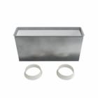 BAILLINDUSTRIE - Plénum soufflage acier pour grille linéaire de 600x150 mm