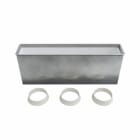 BAILLINDUSTRIE - Plénum soufflage acier pour grille linéaire de 800x150 mm