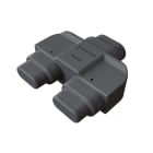 BAILLINDUSTRIE - Répartiteur 1 entrée Ø 250-200 mm + 2 sorties Ø 200-160 mm, jeu de volets inclus