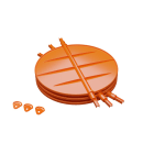 BAILLINDUSTRIE - Lot de 3 volets de réglage de débit d'air Ø 200 mm