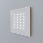 BAILLINDUSTRIE - Diffuseur de soufflage CASSIOPEE, finition Blanche, pour plénum de 500x400 mm