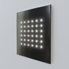 BAILLINDUSTRIE - Diffuseur de soufflage CASSIOPEE, finition Noire, pour plénum de 600x600 mm