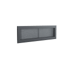 BAILLINDUSTRIE - Grille de reprise linéaire en aluminium anthracite de 600x150 mm avec flitre