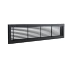 BAILLINDUSTRIE - Grille soufflage linéaire 800x150 Noir mat