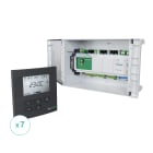 BAILLINDUSTRIE - Kit de régulation à 7 zones thermostats Anthracites comprenant : 1 coffret de ré