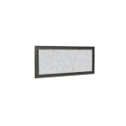 BAILLINDUSTRIE - Filtre pour grille de reprise 400 x 200 mm Anthracite ( dimensions 350 x 150 mm)
