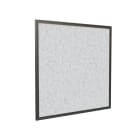BAILLINDUSTRIE - Filtre pour grille de reprise 600 x 600 mm anthracite ( dimensions 512 x 512 mm)