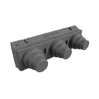 BAILLINDUSTRIE - Plénum universel prêt à poser soufflage/reprise 3 sorties Ø 250-200-160 mm