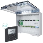 BAILLINDUSTRIE - Kit de régulation BAILLZONING à 12 zones thermostats Anthracites
