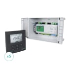 BAILLINDUSTRIE - Kit de régulation BAILLZONING à 5 zones thermostats Anthracites