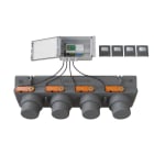 BAILLINDUSTRIE - Pack de régulation BAILLZONING à 4 zones thermostats Anthracites