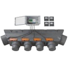 BAILLINDUSTRIE - Pack de régulation BAILLZONING à 4 zones thermostats Anthracites