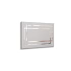 BAILLINDUSTRIE - Collecteur de reprise ELEGANCE blanc pour plénum de 400x200 mm - miroir argenté