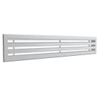 BAILLINDUSTRIE - Diffuseur linéaire triple fentes en aluminium blanc mat de 1000 x 150 mm