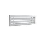 BAILLINDUSTRIE - Diffuseur linéaire triple fentes en aluminium blanc mat de 600 x 150 mm