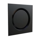 BAILLINDUSTRIE - Diffuseur circulaire noir mat Ø 200 pour dalle de faux-plafond de 600x600 mm