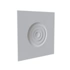 BAILLINDUSTRIE - Diffuseur circulaire blanc mat Ø 160 pour dalle de faux-plafond de 600x600 mm