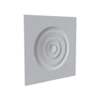 BAILLINDUSTRIE - Diffuseur circulaire blanc mat Ø 200 pour dalle de faux-plafond de 600x600 mm