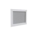 BAILLINDUSTRIE - Grille de reprise porte-filtre aluminium blanc mat 500 x 400 mm