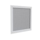 BAILLINDUSTRIE - Grille de reprise porte-filtre aluminium blanc mat 600 x 600 mm