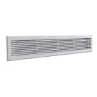 BAILLINDUSTRIE - Grille de reprise linéaire en aluminium blanc mat de 1000 x150 mm avec flitre