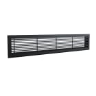 BAILLINDUSTRIE - Grille de soufflage linéaire de 1000x150 mm en aluminium noir mat