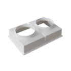 BAILLINDUSTRIE - Plénum en ABS pour grille de reprise de 600 x 400 mm