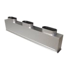 BAILLINDUSTRIE - Plénum acier isolé pour grille de soufflage de 1000 x100 mm (sorties arrières)