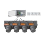 BAILLINDUSTRIE - Pack de régulation à 4 zones thermostats Blancs comprenant : 1 plénum 4S, 1 coff