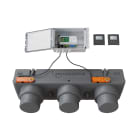 BAILLINDUSTRIE - Pack de régulation à 2 zones thermostats Anthracites comprenant : 1 plénum 3XS,