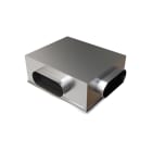 BAILLINDUSTRIE - Plénum acier isolé de 500 x 400 mm avec 3 piquages latéraux de diamètre 200 mm