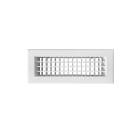 BAILLINDUSTRIE - Grille de soufflage double déflexion aluminium blanc mate 300 x 100 mm
