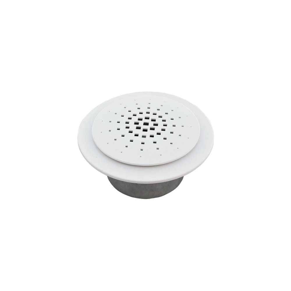 BAILLINDUSTRIE - Diffuseur circulaire blanc - diamètre 160 mm avec manchon acier