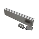 BAILLINDUSTRIE - Diffuseur linéaire 2 fentes en aluminium blanc mate de 1000 x 100 mm