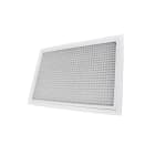 BAILLINDUSTRIE - Grille de reprise porte-filtre aluminium blanc mate 600 x 400 mm - filtre inclus