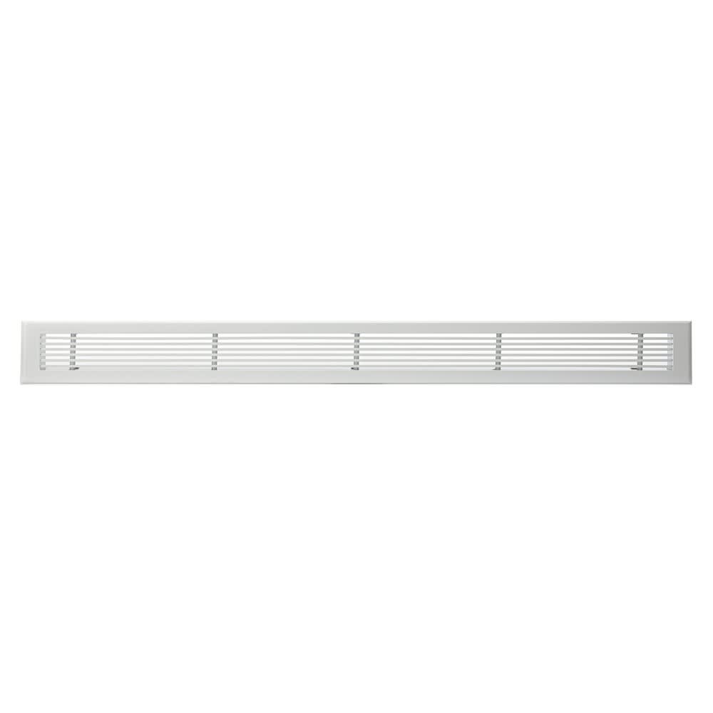 BAILLINDUSTRIE - Grille de soufflage linéaire de 1000x100 mm en aluminium blanc mate