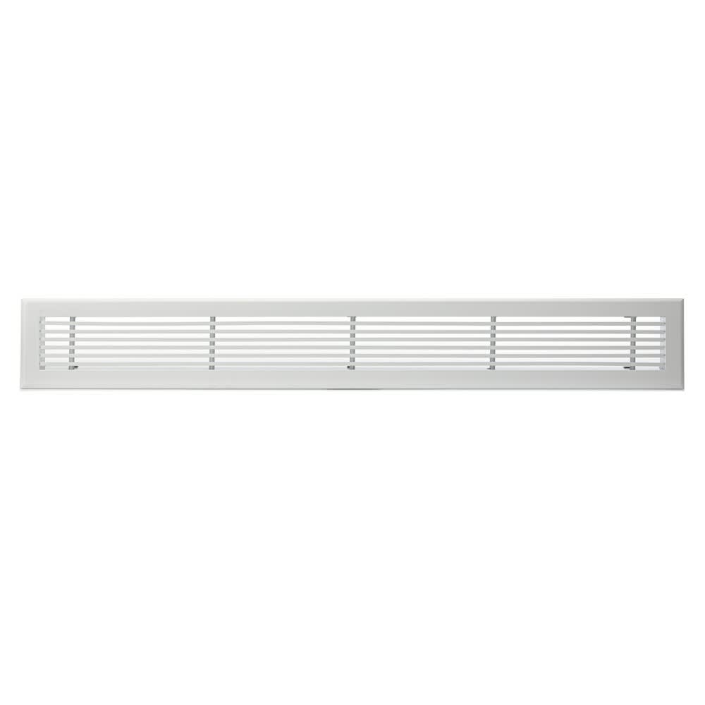 BAILLINDUSTRIE - Grille de soufflage linéaire de 1000x150 mm en aluminium blanc mate