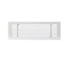 BAILLINDUSTRIE - Grille de soufflage linéaire de 500x150 mm en aluminium blanc mate