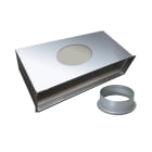 BAILLINDUSTRIE - Plénum soufflage en acier isolé pour grille double déflexion de 800x200 mm