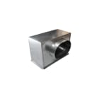 BAILLINDUSTRIE - Plénum acier grille de soufflage 300 x150 mm (sortie latérale)