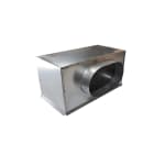 BAILLINDUSTRIE - Plénum acier grille de soufflage 400 x200 mm (sortie latérale)
