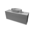 BAILLINDUSTRIE - Plénum acier grille de soufflage 500 x150 mm (sortie arrière)