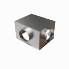 BAILLINDUSTRIE - Plénum acier de 500x400 mm - 3 piquages latéraux Ø 200 mm