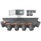 BAILLINDUSTRIE - Pack de régulation à 5 zones thermostats Anthracites comprenant : 1 plénum 6S, 1
