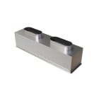 BAILLINDUSTRIE - Plénum acier isolé de 800 x 200 mm avec 2 piquages arrières de diamètre 200 mm