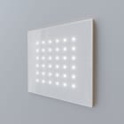 BAILLINDUSTRIE - Diffuseur de soufflage CASSIOPEE, finition Blanche, pour plénum de 600x400 mm