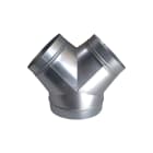 BAILLINDUSTRIE - Culotte réduite en acier 1 arrivée diamètre 250 mm - 2 départs diamètre 200 mm